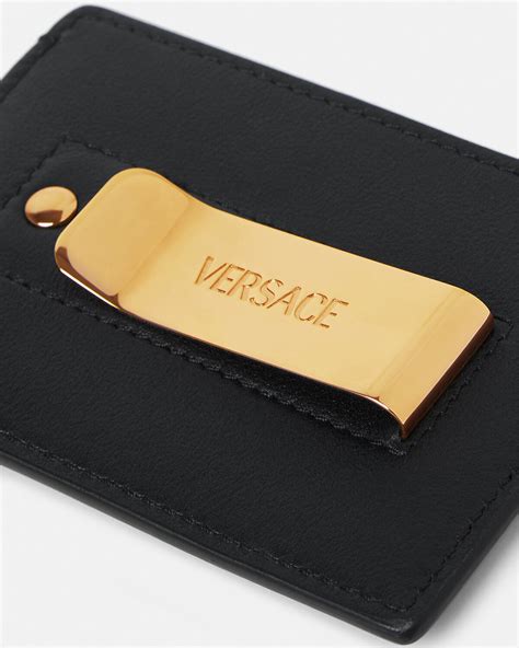 versace tribute zip wallet|versace card holder.